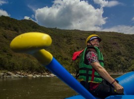 Paicol rafting sobre el rió Paez