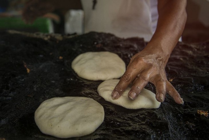 Arepa asada San Agustín