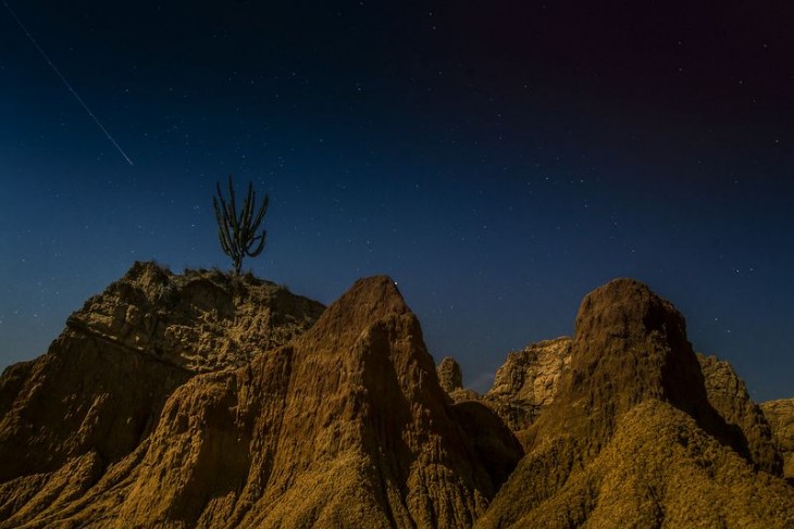 Noche en el desierto de La Tatacoa