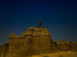 Noche en el desierto de La Tatacoa- Municipio de Villavieja